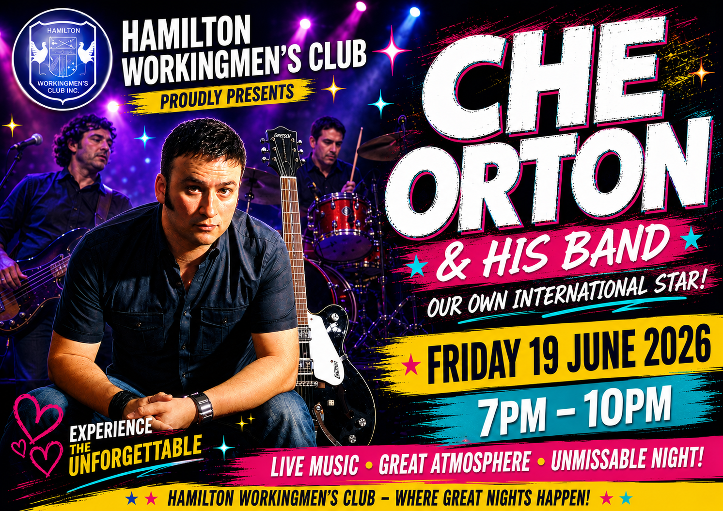 Che Orton Band 19 June 2026